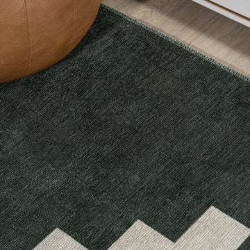 Adriel Geometric Tribal Medallion Machine-washable Area Rug